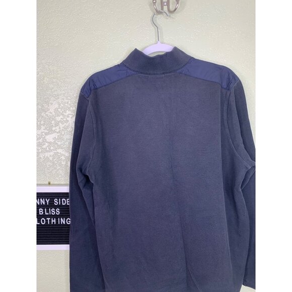 Hugo Boss Men’s Blue Sidney Quarter Zip Pullover Sweater Size Extra Large - Picture 9 of 13